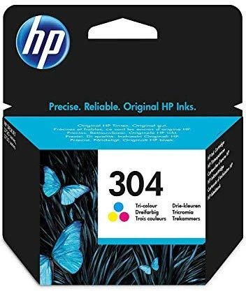 Hewlett Packard (HP) HP 304 Tri-color (N9K05AE) Rašalinė kasetė, CMY