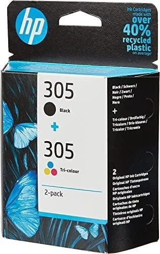 Hewlett Packard (HP) HP 305 2 vnt. Tri-color/Juodas (6ZD17AE) Rašalinių kasečių komplektas, CMY/BK