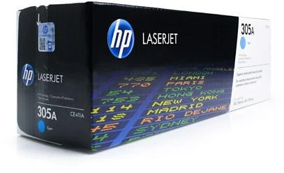 Hewlett Packard (HP) HP 305A žydra tonerio kasetė, 2600 puslapių, skirta HP Color LaserJet Pro M375NW, Pro M475DN, M451dn spausdintuvams
