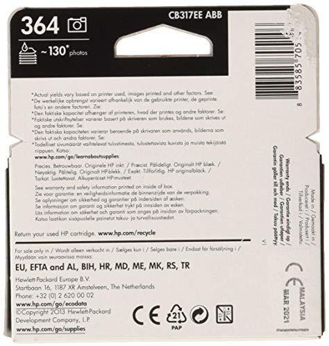Hewlett Packard (HP) SKO rašalo kasetė HP No.364 (CB317EE) Photo BK 130psl OEM