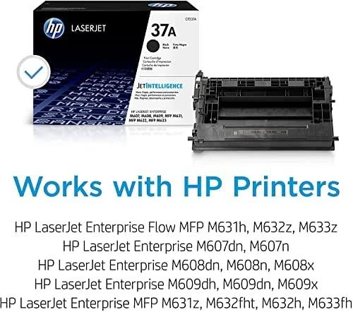 Hewlett Packard (HP) HP 37A Original LaserJet Toneris Cartridge Juodas
