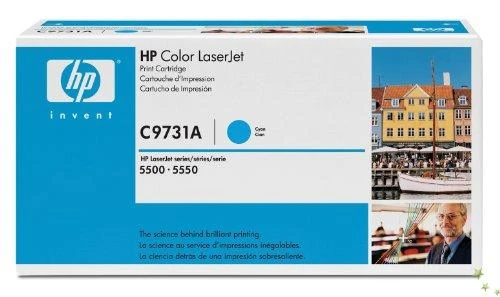 Hewlett Packard (HP) HP Color LaserJet 5500/5550 Toneris Cyan (12 000 puslapių)