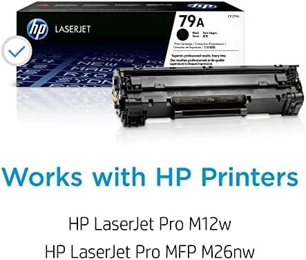 Hewlett Packard (HP) HP 79A Juodas lazerinis Toneris Cartridge, 1000 pages, for HP LaserJet Pro M12a, M12w, M26a, M26nw