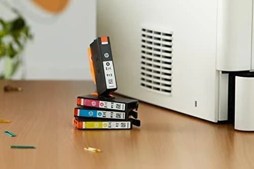 Hewlett Packard (HP) Hewlett-Packard kasečių rinkinys 912 (6ZC74AE), juoda, žydra, purpurinė, geltona kasetė