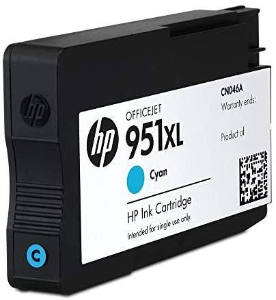 Hewlett Packard (HP) Originali HP 951XL rašalo kasetė žalsvai mėlyna didelės talpos 1500 puslapių 1 pakuotės Officejet