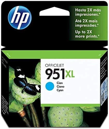 Hewlett Packard (HP) Originali HP 951XL rašalo kasetė žalsvai mėlyna didelės talpos 1500 puslapių 1 pakuotės Officejet