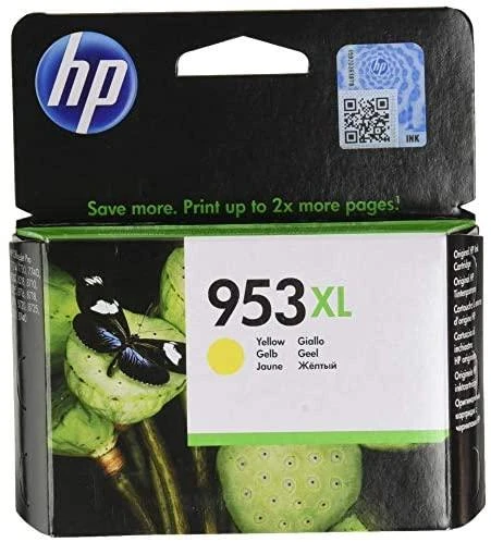 Hewlett Packard (HP) HP 953XL didelio našumo Geltona originali rašalo kasetė (1600 puslapių)