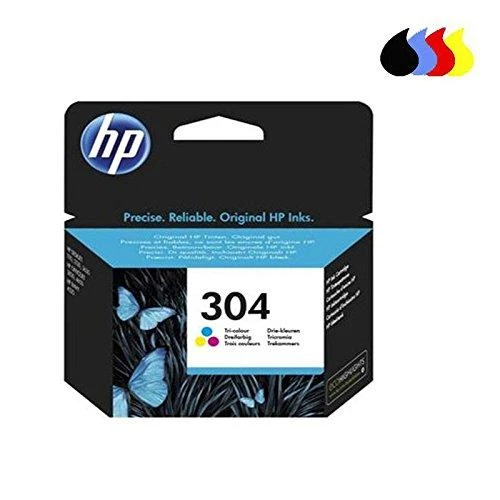 Hewlett Packard (HP) HP N9K05AE rašalo kasetė Nr.304, trispalvė