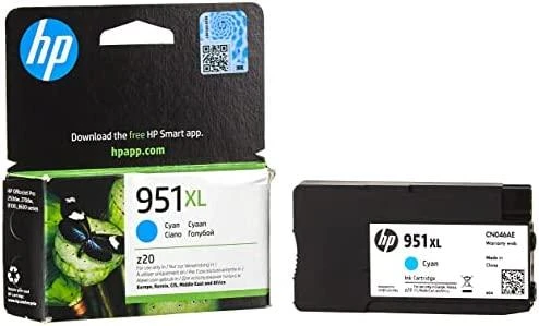 Hewlett Packard (HP) HP 951XL didelio našumo žalsvai mėlynos spalvos rašalo kasetė, 1500 puslapių, skirta Officejet 8600 Pro