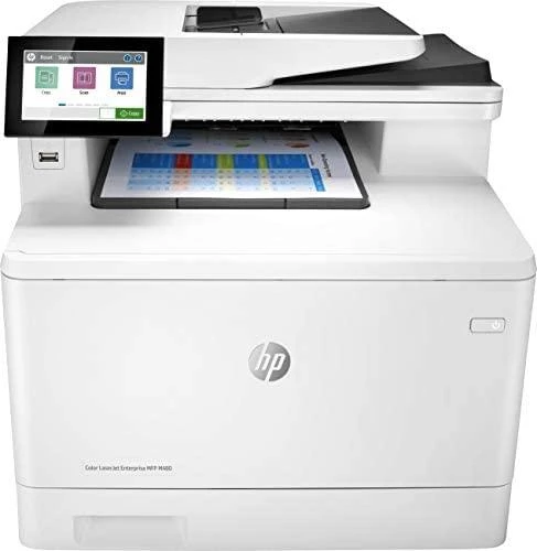 Hewlett Packard (HP) HP Color LaserJet Enterprise MFP M480f AIO All-in-One Spausdintuvas - A4 Color lazerinis, Spausdinti/Kopijuoti/Dual-Side Scan/Faksas, Automatinis dokumentų tiektuvas, Auto-Duplex, LAN, 27ppm, 4800 pages per mėnesį (pakeičia M577f)
