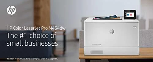Hewlett Packard (HP) HP Color LaserJet Pro M454dw Spausdintuvas - A4 Color lazerinis, Spausdinimas, Automatinis dokumentų tiektuvas, Auto-Duplex, LAN, WiFi, 27 psl., 750-4000 puslapių per mėn.