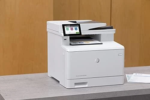 Hewlett Packard (HP) HP Color LaserJet Enterprise MFP M480f AIO All-in-One Spausdintuvas - A4 Color lazerinis, Spausdinti/Kopijuoti/Dual-Side Scan/Faksas, Automatinis dokumentų tiektuvas, Auto-Duplex, LAN, 27ppm, 4800 pages per mėnesį (pakeičia M577f)