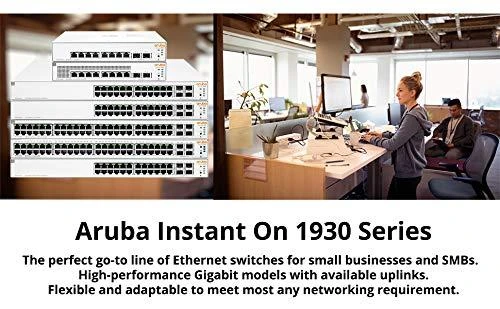 Šakotuvas Hewlett Packard (HP) HPE Aruba Instant On 1930 Switch 8G 2SFP 124W Europe – lokalizacija anglų kalba