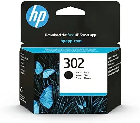 Hewlett Packard (HP) HP 302 rašalo kasetė, juoda