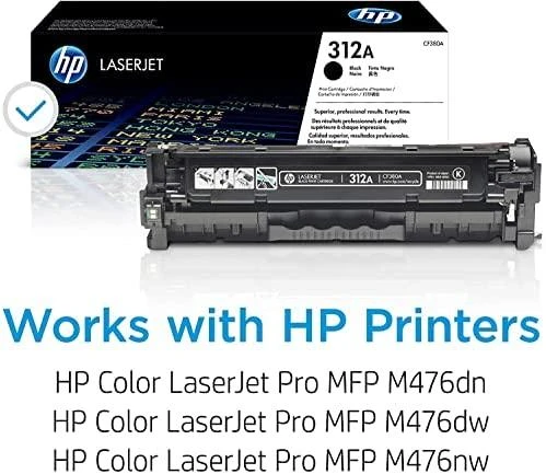 Hewlett Packard (HP) HP 312A, skirtas LaserJet Pro MFP 476 serijai, Juodas toneris (2400 puslapių)