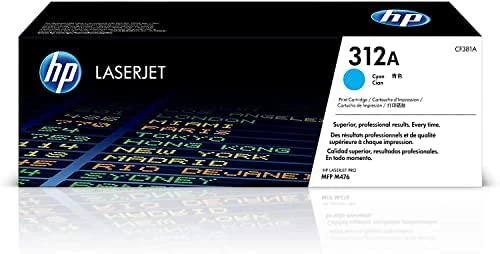 Hewlett Packard (HP) HP 312A, skirtas LaserJet Pro MFP 476 serijos Toneris Cyan (2 700 puslapių)