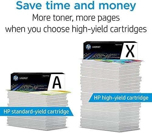 „Hewlett Packard“ (HP) HP 410X didelio našumo „Geltona“ originali „LaserJet“ dažų kasetė (5 000 puslapių)