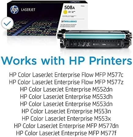 Hewlett Packard (HP) HP 508A Geltona LJ Toneris Cartridge, CF362A
