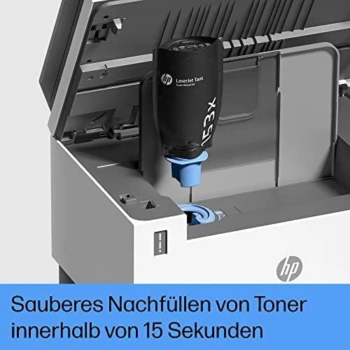 Hewlett Packard (HP) HP LaserJet Tank 2604sdw AIO All-in-One Spausdintuvas - A4 Mono lazerinis, Spausdinti/Kopijuoti/Dual-Side Scan, Automatinis dokumentų tiektuvas, Auto-Duplex, LAN, Wifi, 22ppm, 250-2500 puslapių per mėnesį (pakeičia Neverstop)