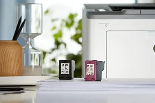 Hewlett Packard (HP) HP 301 2 juodų/trijų spalvų rašalo kasečių pakuotė, 190/165 puslapių, skirtos Deskjet 1510, 3055A, Officejet 2622