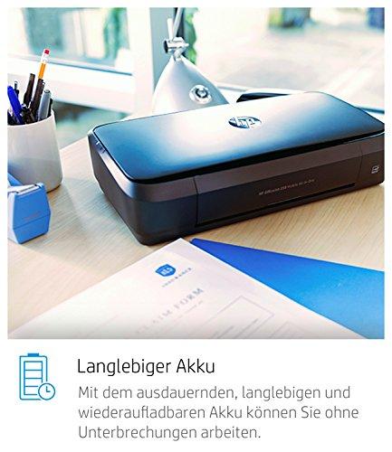 Hewlett Packard (HP) „HP Officejet 250“ mobilusis daugiafunkcis daugiafunkcis spalvotas rašalinis spausdintuvas, A4, 8 psl./min., kopijavimas, 10 psl./min., spausdinimas, 50 lapų, USB, „Wi-Fi“