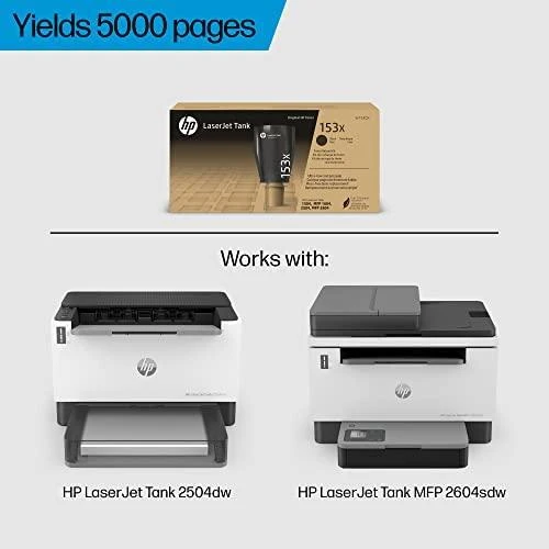 Hewlett Packard (HP) „HP 153X High Yield Juodas Toneris Reload Kit“, 5000 puslapių, skirtas HP LaserJet bakui