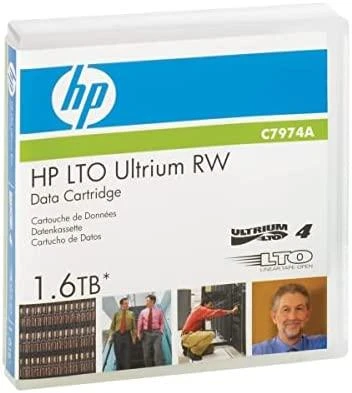Laikmena HP Ultrium LTO-4 1.6TB RW Data Cartridge C7974A