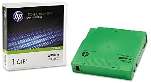 Laikmena HP Ultrium LTO-4 1.6TB RW Data Cartridge C7974A