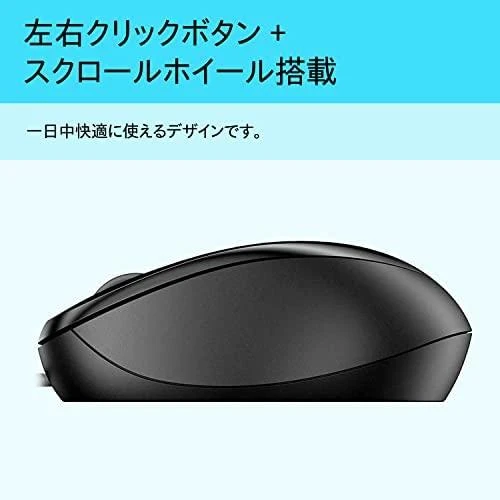 Hewlett Packard (HP) HP 1000 USB Pelė su laidu - Juodas