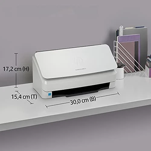 Skeneris Hewlett Packard (HP) „HP ScanJet Pro 2000 s2“ skaitytuvas – A4 spalvotas 600 dpi, lapų tiekimo nuskaitymas, automatinis dokumentų tiektuvas, automatinis dvipusis, OCR / nuskaitymas į tekstą, 35 ppm, 3500 puslapių per dieną