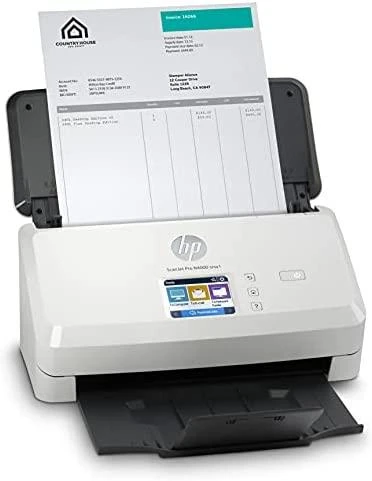 Skeneris Hewlett Packard (HP) HP ScanJet Pro N4000 snw1 skaitytuvas – A4 spalvotas 600 dpi, lapų tiekimo nuskaitymas, automatinis dokumentų tiektuvas, automatinis dvipusis, OCR / nuskaitymas į tekstą, 40 ppm, 4000 puslapių per dieną