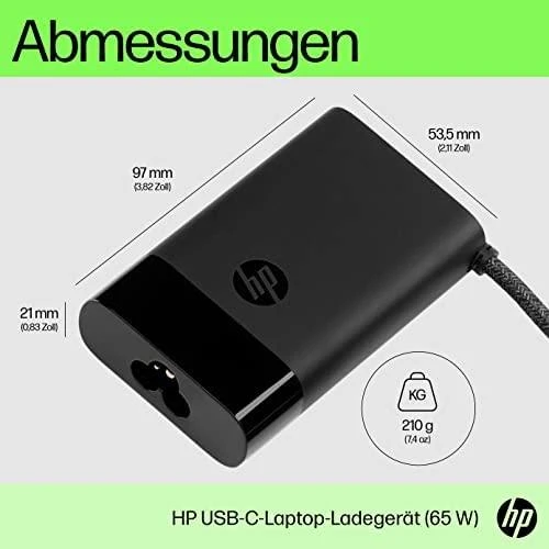 Hewlett Packard (HP) Hp Consumer HP 65 W UBS-C Nešiojamas kompiuteris Charger 671R2AA#ABB