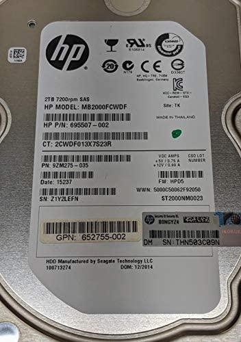 Hewlett Packard (HP) Dysk serwerowy HP 2TB 3.5'' SAS-2 (6Gb/s) (653948-001)