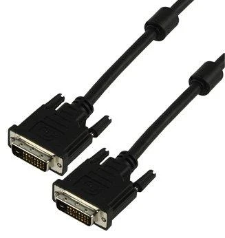 DVI-D kabelis su feritiniais filtrais