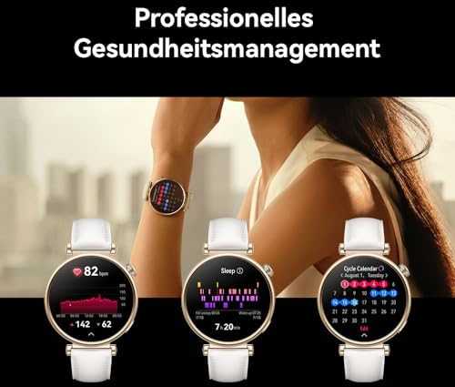 Išmanusis laikrodis Huawei Watch GT 4 Active (46 mm), Nerūdijančio plieno korpusas su austu žalios spalvos kompoziciniu dirželiu
