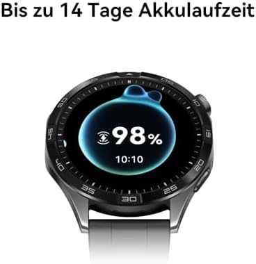 Išmanusis laikrodis Huawei Watch GT 4 Active (46 mm), Nerūdijančio plieno korpusas su austu žalios spalvos kompoziciniu dirželiu