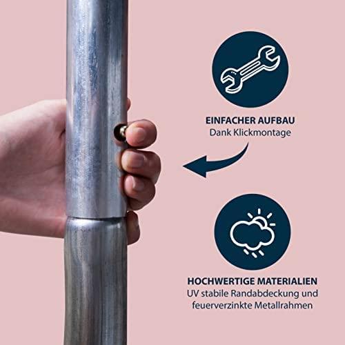 Sodo batutas Hudora Pirmas su vidiniu tinkleliu 6 FT 250 cm