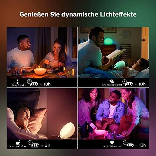 Nešiojamasis šviestuvas Philips Hue Go (Balta/spalvota)