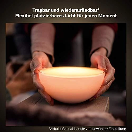 Nešiojamasis šviestuvas Philips Hue Go (Balta/spalvota)
