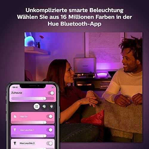 Nešiojamasis šviestuvas Philips Hue Go (Balta/spalvota)