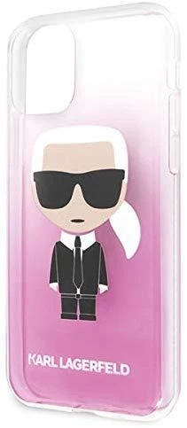 Dėklas Karl Lagerfeld KLHCN58TRDFKPI iPhone 11 Pro rožinė/pink Gradient Ikonik Karl