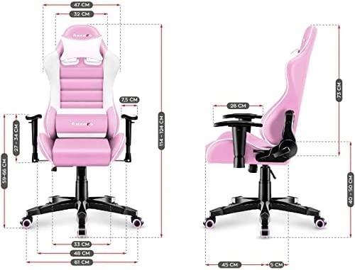 Žaidimų kėdė vaikams Huzaro Ranger 6.0, Baltos/Rožinės spalvos