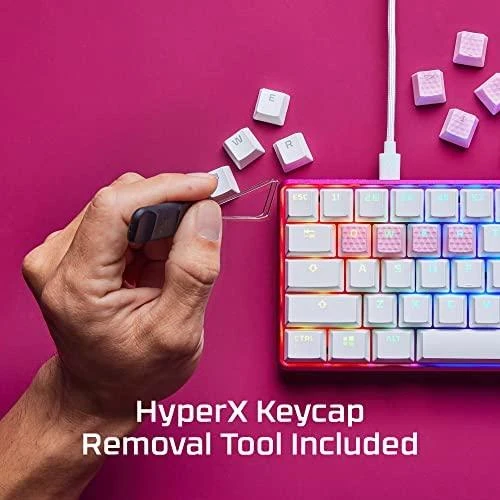 Pakaitiniai klavišai HyperX Rubber Keycaps, mėlynos spalvos (US)
