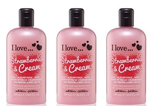 I Love Strawberries & Kreminis Hydrating Shower Kreminis, 500 ml