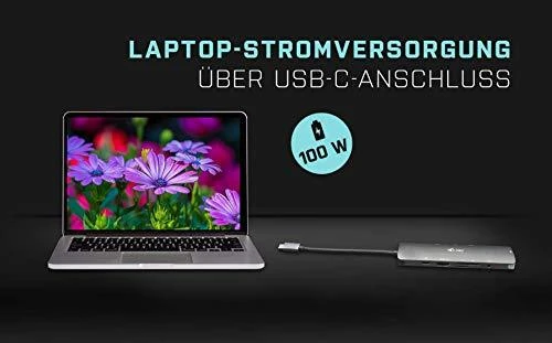 I-TEC USB C metalo nano dokas stotis 1xHDMI 4K 1xSD kortelių skaitytuvas 1xmicroSD kortelių skaitytuvas 1xGLAN 1xgarsas 3x USB 3.0 prievadas 1x USB-C PD