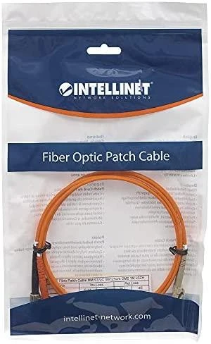Intellinet 2m LC/ST, 50/125um optinio pluošto kabelis Oranžinė
