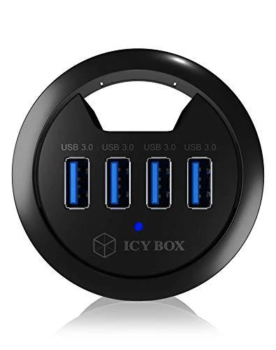 ICYBOX IB-HUB1403 Icy Box Desk Hub 4xUSB 3.0, 120 cm USB 3.0 laidas
