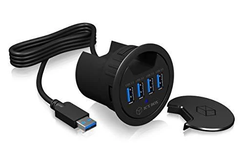 ICYBOX IB-HUB1403 Icy Box Desk Hub 4xUSB 3.0, 120 cm USB 3.0 laidas