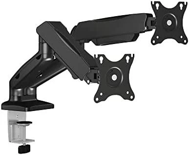 Laikiklis ICY BOX IB-MS304-T, Monitorius stovas su staliniu pagrindu, dviem ekranams, dydis iki 27'' | Raidsonic