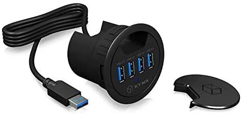ICYBOX IB-HUB1403 Icy Box Desk Hub 4xUSB 3.0, 120 cm USB 3.0 laidas